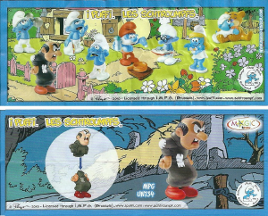 Kullanım kılavuzu Kinder Surprise UN134 Smurfs Gargamel