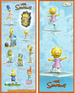 Kullanım kılavuzu Kinder Surprise UN156 The Simpsons Lisa