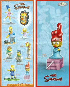 Руководство Kinder Surprise UN157 The Simpsons Maggie