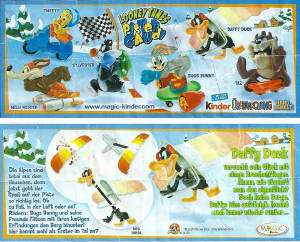 Kasutusjuhend Kinder Surprise UN164 Looney Tunes Duffy Duck