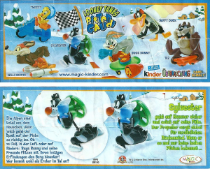 Mode d’emploi Kinder Surprise UN165 Looney Tunes Sylvester