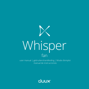 Handleiding Duux DXCF03 Whisper Ventilator