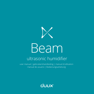 Manual de uso Duux DXHU05 Beam Humidificador