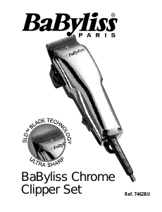 Handleiding BaByliss 7462BU Tondeuse