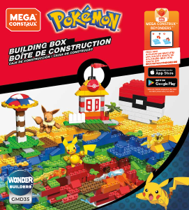Mode d’emploi Mega Construx set GMD35 Pokemon Boîte de construction