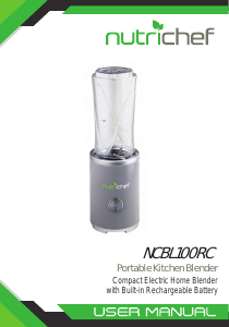 Bruksanvisning Nutrichef NCBL100RC Blender