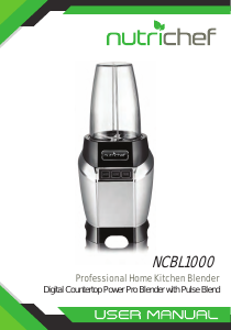Bruksanvisning Nutrichef NCBL1000 Blender