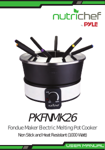 Bruksanvisning Nutrichef PKFNMK26 Fondue