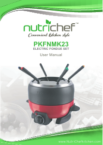 Bruksanvisning Nutrichef PKFNMK23 Fondue