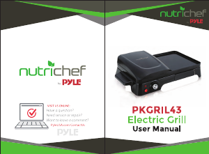 Manual Nutrichef PKGRIL43.5 Table Grill