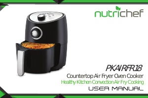 Manual Nutrichef PKAIRFR18 Deep Fryer