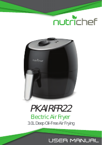 Bruksanvisning Nutrichef PKAIRFR22.5 Fritös