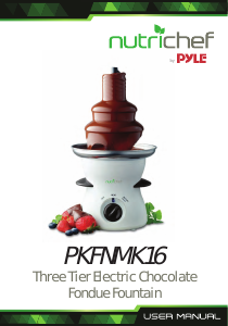 Handleiding Nutrichef PKFNMK16.5 Chocoladefontein
