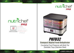Bruksanvisning Nutrichef PKFD32 Mattorkare