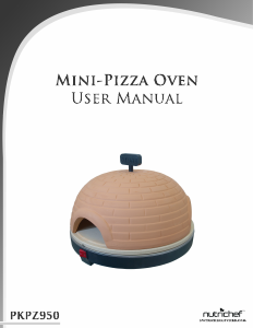 Manual Nutrichef PKPZ950 Pizza Maker