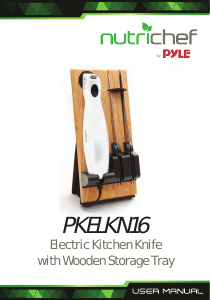Bruksanvisning Nutrichef PKELKN16 Elektrisk kniv