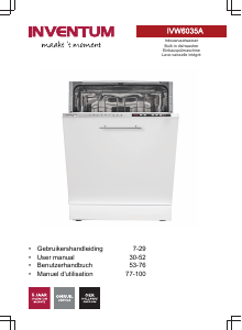 Manual Inventum IVW6035A Dishwasher
