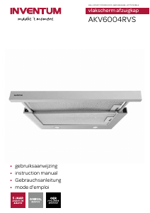 Handleiding Inventum AKV6004RVS Afzuigkap