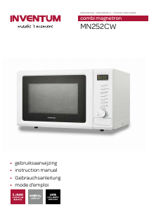 Manual Inventum MN252CW Microwave