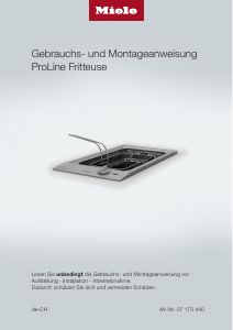 Bedienungsanleitung Miele CS 1411 F ProLine Fritteuse