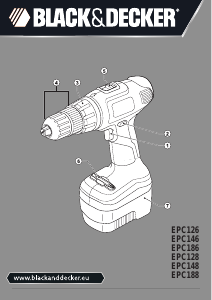 Handleiding Black and Decker EPC146 Schroef-boormachine