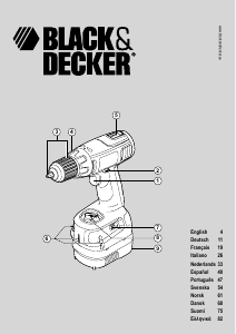 Bruksanvisning Black and Decker CL14 Drill-skrutrekker