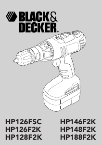 Handleiding Black and Decker HP126F2K Schroef-boormachine