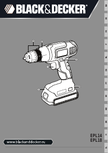 Handleiding Black and Decker EPL14 Schroef-boormachine
