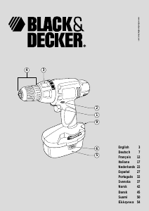 Brugsanvisning Black and Decker CD14C Bore-skruemaskine