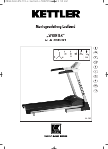 Handleiding Kettler Sprinter Loopband