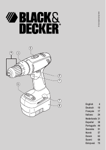 Bruksanvisning Black and Decker CP12 Drill-skrutrekker