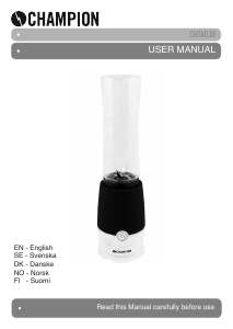 Manual Champion CHSM110 Blender