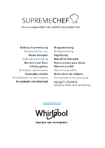 Mode d’emploi Whirlpool MWP 339 B Micro-onde