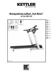 Manual Kettler Track Motion Treadmill