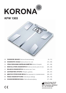 Handleiding Korona KFW 1303 Weegschaal