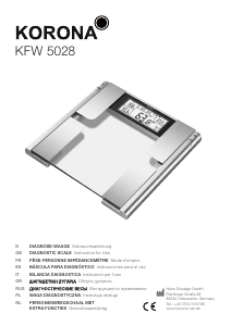 Manuale Korona KFW 5028 Bilancia