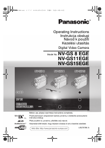 Használati útmutató Panasonic NV-GS8EGE Videokamera