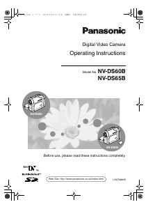 Manual Panasonic NV-DS65B Camcorder