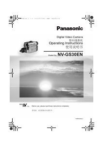 Handleiding Panasonic NV-GS30EN Camcorder