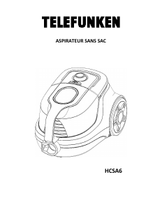Handleiding Telefunken HCSA-6 Stofzuiger