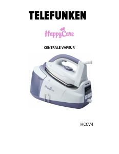 Mode d’emploi Telefunken HCCV-4 HappyCare Fer à repasser