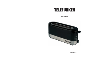 Manual de uso Telefunken HCGP-33 Tostador