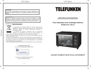 Mode d’emploi Telefunken MO-12 Four