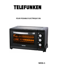 Handleiding Telefunken MOG-1 Oven