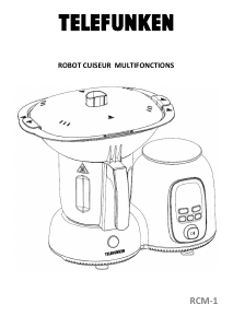Mode d’emploi Telefunken RCM-1 Robot de cuisine