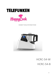 Mode d’emploi Telefunken HCRC-54-W HappyCook Robot de cuisine