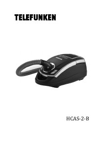 Mode d’emploi Telefunken HCAS-2-B Aspirateur