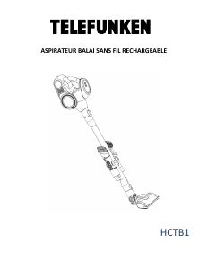 Mode d’emploi Telefunken HCTB-1 Aspirateur