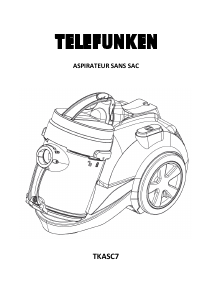 Mode d’emploi Telefunken TKASC7 Aspirateur