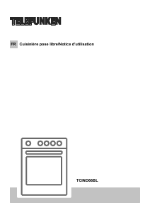Mode d’emploi Telefunken TCIND66BL Cuisinière